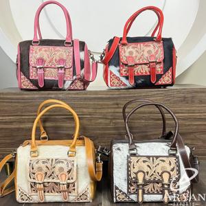 Bolso de Viaje Mediano de Cuero Hecho a Mano de Alta Calidad, Bolso de Fin de Semana, Bolso Bandolera, Bolso de Mano para Mujer, Bolso de Lona Resistente - Product Image 1