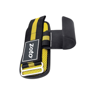 OEM Weightlifting Hooks Striped Gym Pull Ups Barbell Rows Wrist Support Straps Private Label Factory - Product Image 3
