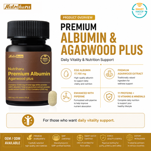 Complément de vitalité à haute teneur en protéines d'albumine d'œuf avec bois d'agar, formule personnalisée OEM, marque privée, fabriqué en Corée, superaliment - Product Image 3
