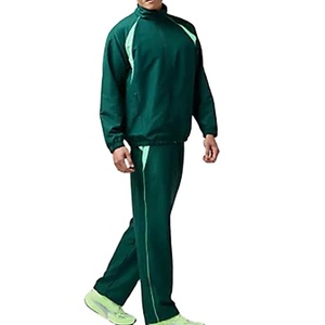 High Quality Custom Men Summer Breathable Nylon <b>Polyester</b> <b>Tracksuit</b> Two Piece Windbreaker Jacket And Sweatpants Set - Product Image 1