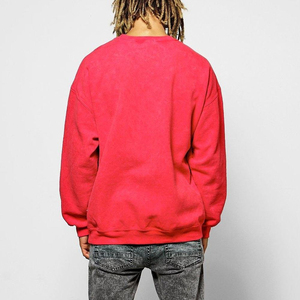Organic Cotton Yarn Dyed Oversized Crewneck Women's Sweatshirt Premium Heavyweight Fleece Eco-Friendly Drop Shoulder <b>Jumper</b> - Product Image 3