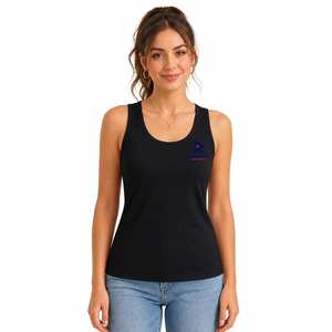 เสื้อกล้ามถักนิตติ้งสำหรับผู้หญิง ผ้าฝ้าย 100% นุ่ม สบาย ยืดหยุ่น ระบายอากาศได้ดี แห้งเร็ว เป็นมิตรกับสิ่งแวดล้อม รับออกแบบโลโก้ตามสั่ง บริการ OEM - Product Image 1