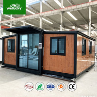 WELLUCKY Maison Modulaire Pliable Préfabriquée à Installation Rapide, Extensible, Conteneurisée, 20 pieds, 30 pieds, 40 pieds