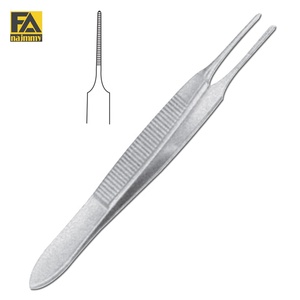 Pinzas Najmmy Graefe Rectas Dentadas de 0.5mm, Instrumento Quirúrgico Clase I con Certificación CE, Uso Manual - Product Image 1
