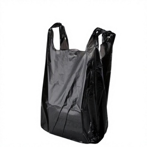 Bolsas de Compras de Plástico LDPE/HDPE Reciclables con Impresión Personalizada y Refuerzo Lateral, Bolsas de Supermercado de PE, Marca H&D, Modelo SPB, Listas para Usar - Product Image 5