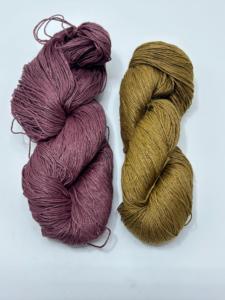 Custom Dyed Linen <b>Yarn</b> for Weaving Knitting Crochet Hand Dyeing Textile Crafts Sustainable Natural Fiber - Product Image 4