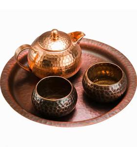 Handcrafted Classic Durable Aluminum Water <b>Teapot</b> with Decorative Brass Handle for Luxury Home and Hotel Use - Product Image 6