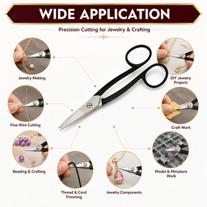 Ciseaux à bijoux avec ou sans lames en carbure, outil de précision pour la fabrication de bijoux, outil de découpe de métal, ZetomedPro - Product Image 6