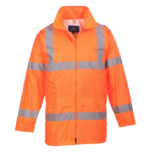 Veste imperméable et haute visibilité avec logo personnalisé, coupe-vent, vêtements de sécurité réfléchissants pour les activités de plein air - Product Image 3
