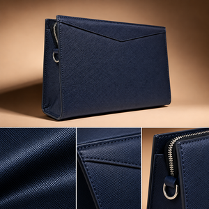 Cartera Larga de Cuero Genuino para Hombre de Beena, con Cierre, Gran Capacidad, Bolso de Mano Tipo Clutch, Impermeable, con Bloqueo RFID para Tarjetas de Visita - Product Image 3