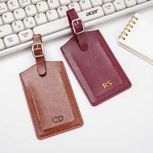 ป้ายแท็กกระเป๋าเดินทางหนังแท้แบบส่วนตัว ป้ายติดกระเป๋าเดินทาง ป้ายชื่อกระเป๋าเดินทาง ป้ายป้องกันข้อมูลส่วนตัว ป้ายชื่อกระเป๋าเดินทางพร้อมโลโก้จำนวนมาก LMP-0182 - Product Image 2