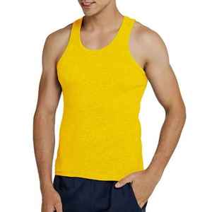 Nueva Camiseta sin Mangas Personalizada para Hombre, Ecológica, de Secado Rápido, Transpirable, MOQ Bajo, Poliéster/Algodón, Unisex, para Fitness, Venta en Línea - Product Image 4