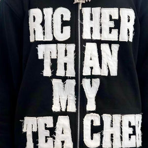 Sudaderas con Capucha Bordadas Vintage para Hombre, Personalizadas con Logotipo, de Alta Calidad, 500 g/m², Cierre de Cremallera, Talla Grande, Algodón - Product Image 2