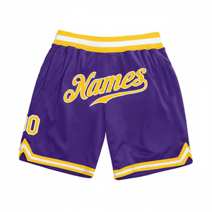 Wholesale Manufacturer Custom Logo And Design Gym Shorts 7 Inch Double Mesh Sublimation Stitched logo Basketball Shorts - Product Image 1