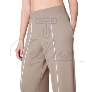 Winter Joggers Women Sweatpants Sports Legging Casual Stacked Pants <b>Drawstring</b> High Waist <b>Trousers</b> Sweat Pants OEM Service - Product Image 2