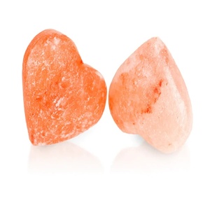 Premium Hand Carved Himalayan Pink Salt Heart Lamp <b>Dimmer</b> Switch Cable Included Bulk - Product Image 1