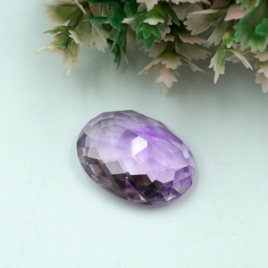 พลอยอเมทิสต์ธรรมชาติทรงรี 21 กะรัต แบบเม็ดเดี่ยว - Product Image 2