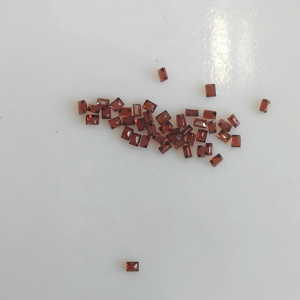 Granat rouge naturel 2x1,5 mm taille baguette, pierre précieuse lâche de qualité supérieure certifiée pour la fabrication de bijoux - Product Image 3