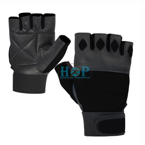 Gants de musculation en cuir pour la salle de sport, gants de musculation robustes, équipement de fitness pour la salle de sport et les sports, gants de gym durables - Product Image 1