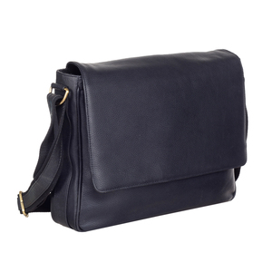 Sacoche d'ordinateur portable en cuir professionnelle faite à la main, fournie directement par l'usine, avec rabat et bandoulière, pour le bureau, export Inde - Product Image 6