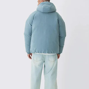 Chaqueta Acolchada con Capucha Personalizada para Hombre, Chaqueta Parka de Invierno de Alta Calidad, Transpirable y Sostenible, Talla Grande, con Cierre de Cremallera - Product Image 5