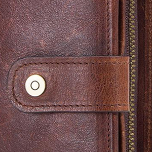 Custom Made Foldable Classic Style Men's Genuine Leather <b>Wallets</b> Casual Fashion Daily Use Card <b>Holder</b> Large Capacity - Product Image 6