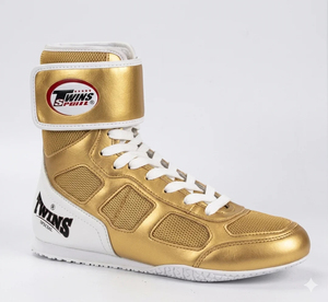 Premium Boxing Footwear Twin Breathable <b>Lace</b>-Up Triple Mesh Synthetic Leather Wear-Resistant Grip Sole Lightweight Ready to Ship - Product Image 4