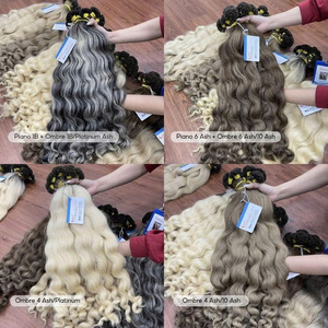 Livraison dans le monde entier Prix de gros vendeurs Kératine U-Tip Extensions de cheveux crus Cheveux ondulés naturels de très haute qualité - Product Image 1