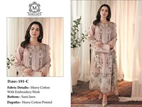 Conjunto de Salwar Kameez Elegante para Mujer, Estilo Boutique Indio, con Dupatta de Algodón Pesado y Vestido Sami Lawn para Bodas y Fiestas