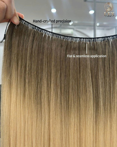 โรงงานขายส่ง Lexhair ผมเวียดนามแท้ 100% คุณภาพพรีเมียม 100 กรัม แบบเย็บมือ Jisoo - Product Image 2
