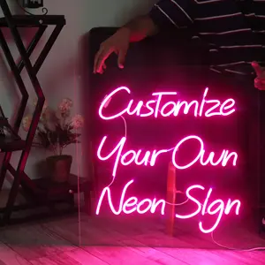 nsatmosphere Custom neon sign RGB light LED neon flex wholesale OEM Neon Flex Sign for outdoor indoor with add on waterproofing