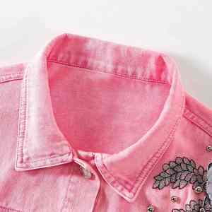 Chaqueta de Mezclilla para Hombre de Alta Calidad con Pedrería, Manga Larga, Informal, Venta al por Mayor y Personalizable - Product Image 4