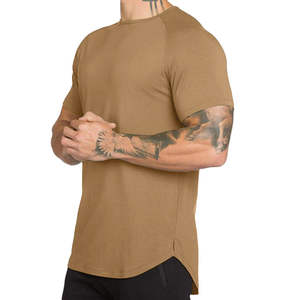 Camiseta Deportiva de Manga Corta para Hombre, 100% Algodón, Tejido Elástico, Secado Rápido, Transpirable, para Fitness, Running, Entrenamiento y Gimnasio - Product Image 5