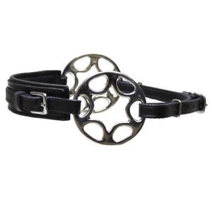 บิตม้าหนังแท้ Tough Tack Hackamore พร้อมห่วงสแตนเลสและสายรัดปรับได้ - Product Image 2