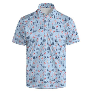 Camisas de polo divertidas para hombre, de manga corta, de secado rápido, que absorben la humedad, para golf, con diseño estampado, ligeras y de alto rendimiento - Product Image 2