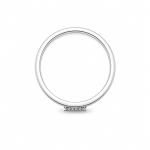Anillo de Plata de Ley 925 para Mujer, Diseño Hexagonal con Circonita Cúbica, Geométrico, Minimalista, Moderno, Acabado Pulido, para Uso Diario - Product Image 4