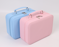 Boîte à cosmétiques de voyage multifonctionnelle Boîte à cosmétiques personnalisée à lumière LED Miroir cosmétique exquis