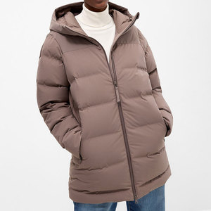 Chaqueta de Invierno Acolchada para Mujer, Talla Grande, Manga Larga, Cierre Completo, Transpirable, con Capucha, Dos Bolsillos, Diseño Sólido, Acolchado Grueso y Cálido - Product Image 1