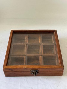 Wooden Spice Rack | Indian Spice <b>Box</b> | Spice Rack| Vintage Spice Jars | Dry Fruit <b>Box</b> | Spice <b>Storage</b> | Spice Jar Set | kitchen - Product Image 6