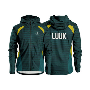 Chaqueta con Capucha LUUK International para Hombre, Personalizada, Transpirable, Antibacteriana, Ecológica, Impermeable y Cortavientos - Product Image 4