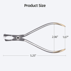 Herramienta para Remover Bandas de Ortodoncia Dental, Pinza Reutilizable de Acero Inoxidable para Uso Clínico en Consultorio Dental, Pinza para Remover Bandas - Product Image 4