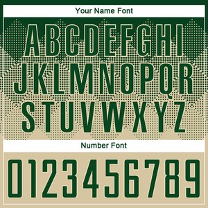 Ensemble de maillot de foot sublimé dégradé vert or avec nom et numéro d'équipe personnalisés, kit de football à séchage rapide à prix de gros - Product Image 4