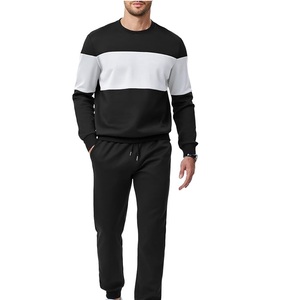 Nouveau style de survêtement en molleton de coton pour homme, tenue de sport tendance, respirante et imperméable, ensemble de survêtement très tendance - Product Image 1