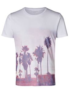 เสื้อยืดคอกลมลำลองผู้ชาย คุณภาพสูง ผ้าฝ้าย 100% แขนสั้น สกรีนลายตามสั่ง พิมพ์ซิลค์สกรีนจำนวนมาก ผ้าถัก - Product Image 3