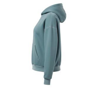 Sudadera con Capucha Personalizada Color Verde Azulado, Sudadera con Capucha Lisa Unisex para OEM y Venta al por Mayor - Product Image 2