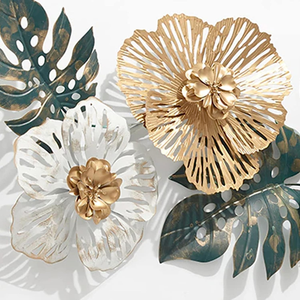 Décoration Murale Élégante en Métal Acier Inoxydable Gravé Motif Feuille Style Art Déco – Nouveauté Vente en Gros pour Salon et Chambre à Coucher - Product Image 6