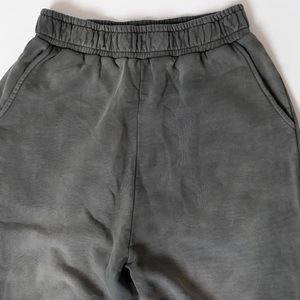 Survêtements délavés à l'acide avec fermeture éclair, effet soleil, comprenant un sweat à capuche et un pantalon, en molleton 100% coton peigné, pour la campagne de lancement de la marque - Product Image 6