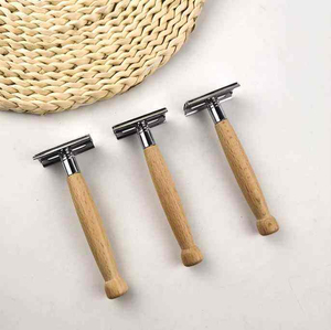 Rasoir à double tranchant réutilisable en acier inoxydable, rasoir durable pour le soin de la barbe, pour usage professionnel et personnel - Product Image 1