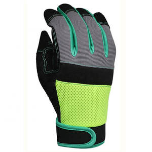 Gants de travail industriels robustes en cuir double paume avec paume renforcée pour une meilleure adhérence et une sécurité accrue - Product Image 2