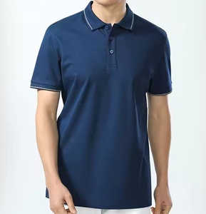 Chemises de golf pour hommes de qualité supérieure, personnalisées, 100% coton, manches courtes, respirantes, séchage rapide, écologiques, sport, décontractées, imprimées - Product Image 4